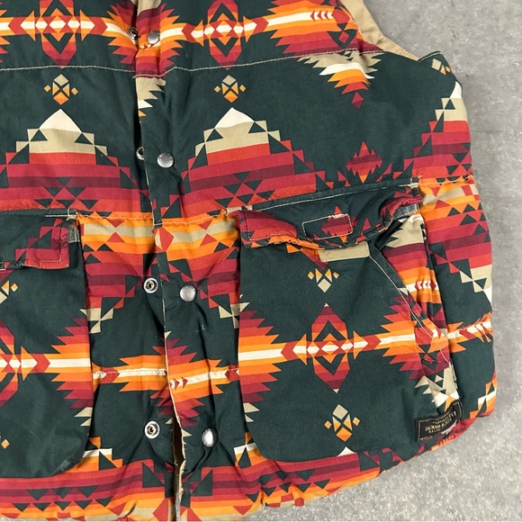 Vintage Ralph Lauren Denim & Supply Aztec Puffer Vest Size Large . Firm on price - Picture 2 of 9